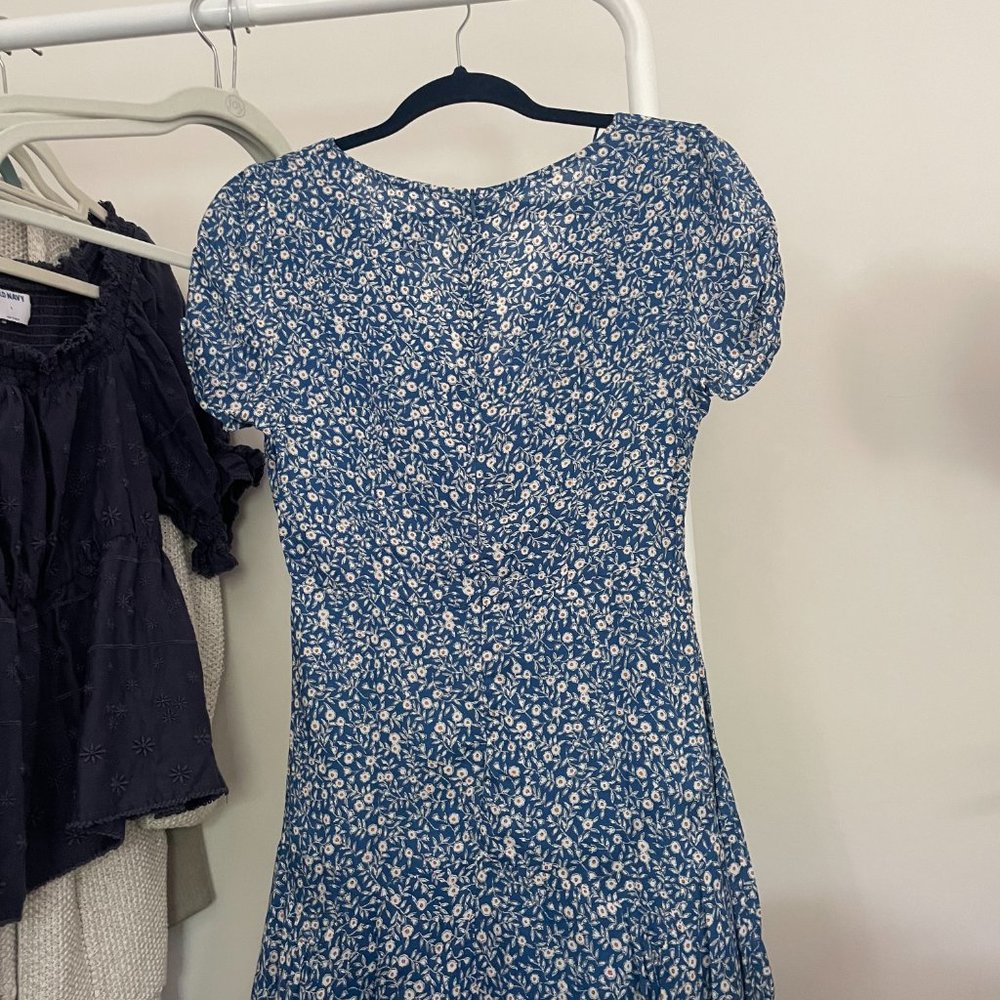 The Sting Mini Dress Blue - Picture 3 of 3